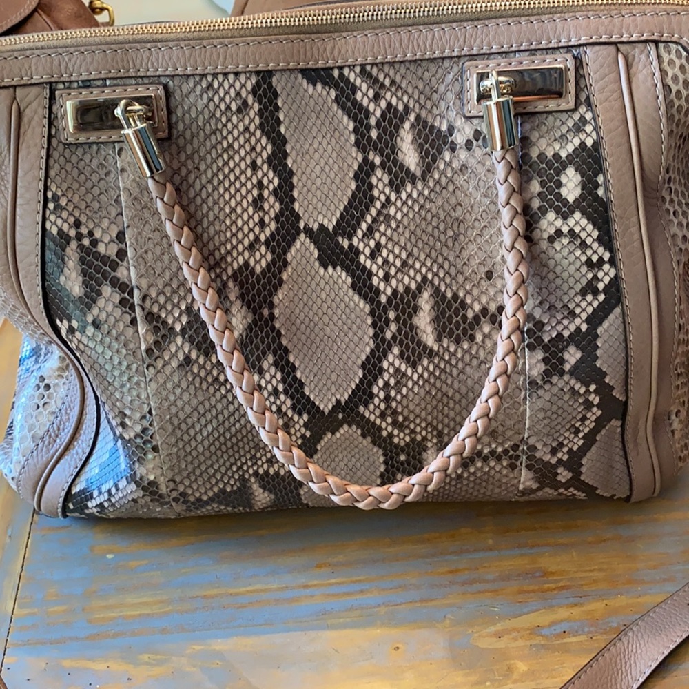 Gucci python & leather tote - Picture 9 of 13